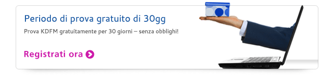 Prova KDFM gratuitamente per 30 giorni