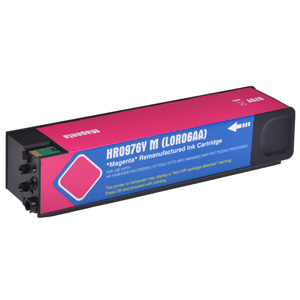 Hewlett Packard Magenta Inkjet Cartridge Equivalent to HP 976Y, This product works with firmware versions 2313A, Remanufactured, 13,000 Yield, Packaged for use in Hewlett Packard