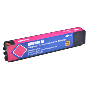 Hewlett Packard Magenta Inkjet Cartridge Equivalent to HP 980, Remanufactured, 6,600 Yield, Packaged for use in Hewlett Packard