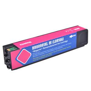 Hewlett Packard Magenta Inkjet Cartridge Equivalent to HP 981X, This product works with firmware versions UP TO but NOT including 001.2228B, 10,000 Yield - Remanufactured, This product works with firmware versions 2506116_037327, Packaged for use in Hewlett Packard