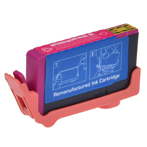 Hewlett Packard Magenta Inkjet Cartridge Equivalent to HP 903XL, Remanufactured, 825 Yield, Packaged for use in Hewlett Packard