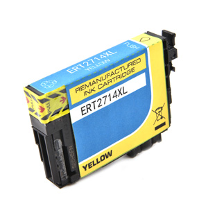 Epson Yellow Inkjet Cartridge Remanufactured, 1,100 Yield, Packaged for use in Epson