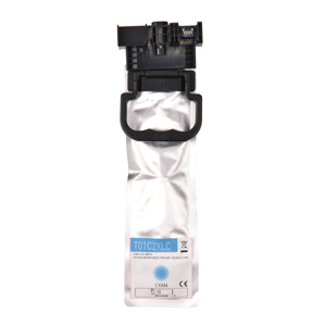 Epson Cyan Inkjet Cartridge Equivalent to T01C, New Build, 5,000 Yield, Packaged for use in Epson