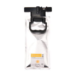 Epson Yellow Inkjet Cartridge Equivalent to T01D, New Build, 20,000 Yield, Packaged for use in Epson