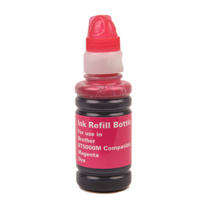 Brother Magenta Ink Bottle New Build, 7,000 Yield, Packaged for use in Brother