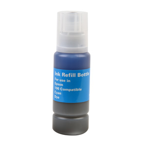 Epson Cyan Ink Bottle Equivalent to 106, New Build, 5,000 Yield, Packaged for use in Epson