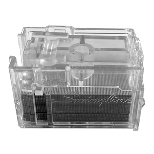 Ricoh Staple Cartridge 2000 per Cartridge, Equivalent to TYPE W, Staple Type: W, Cartridge Dimension: 45.66x33.34x25.05 mm, Packaged for use in Ricoh