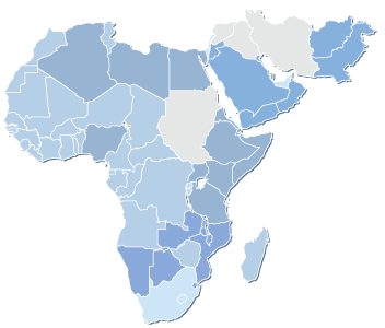 Africa Middle East graphic